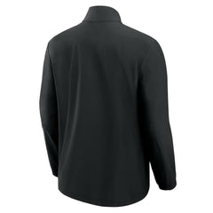 Fanatics Philadelphia Eagles Front Office Micro Tonal Quarter-Zip Pullover Black
