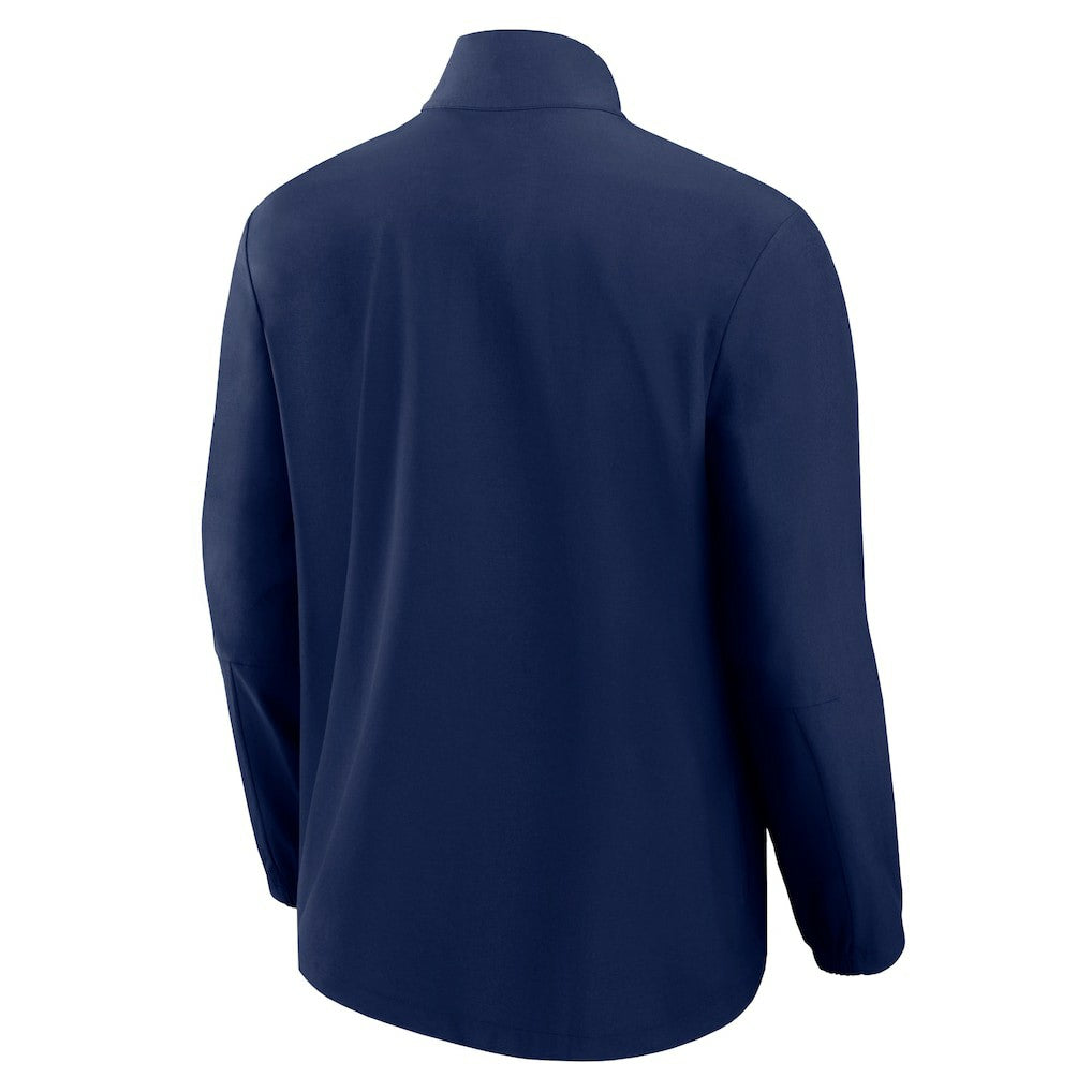 Fanatics Seattle Seahawks Front Office Micro Tonal Quarter-Zip Pullover College Navy