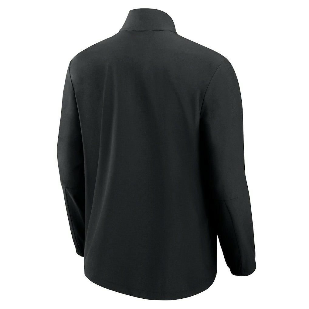 Fanatics Pittsburgh Steelers Front Office Micro Tonal Quarter-Zip Pullover Black