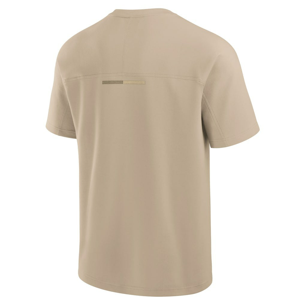 Fanatics Las Vegas Raiders Unisex Elements Heavyweight Tri-Blend T-Shirt Khaki