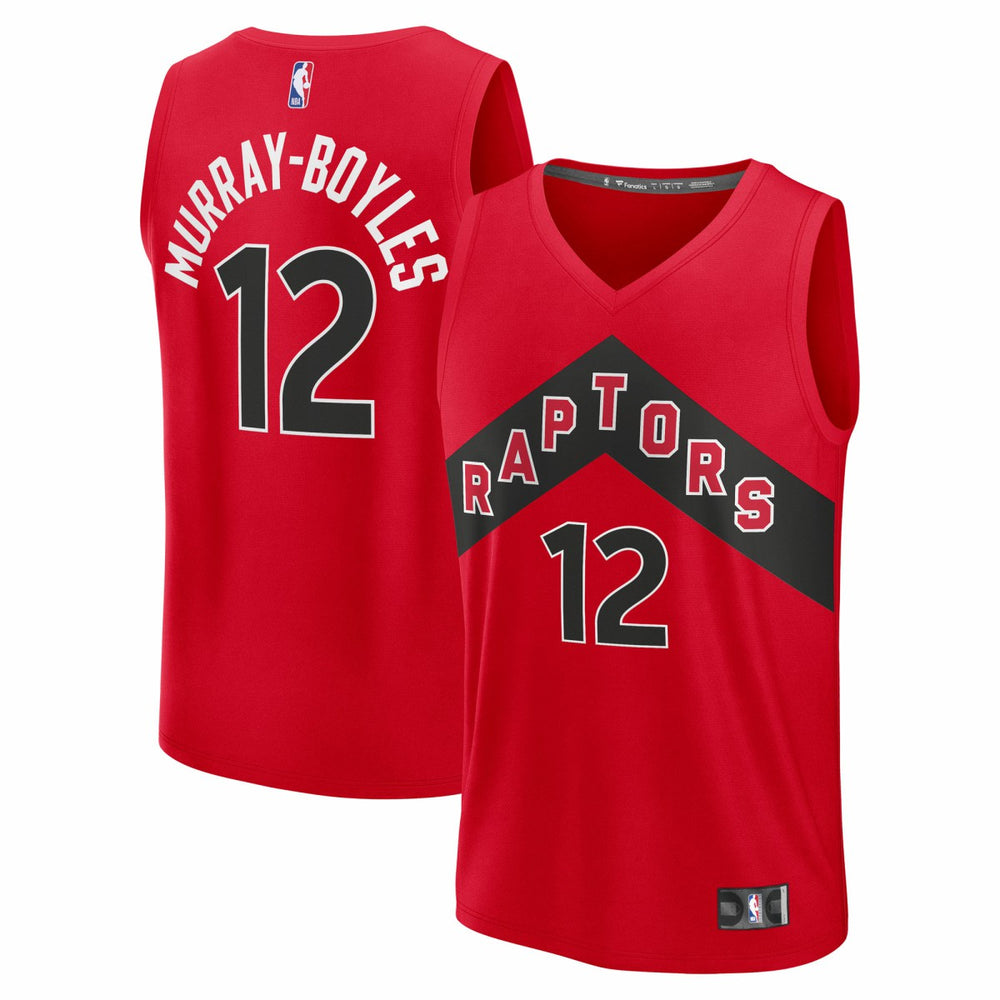 Collin Murray-Boyles Toronto Raptors 2025 NBA Draft First Round Pick Fast Break Replica Jersey Icon Edition Red | Fanatics discount