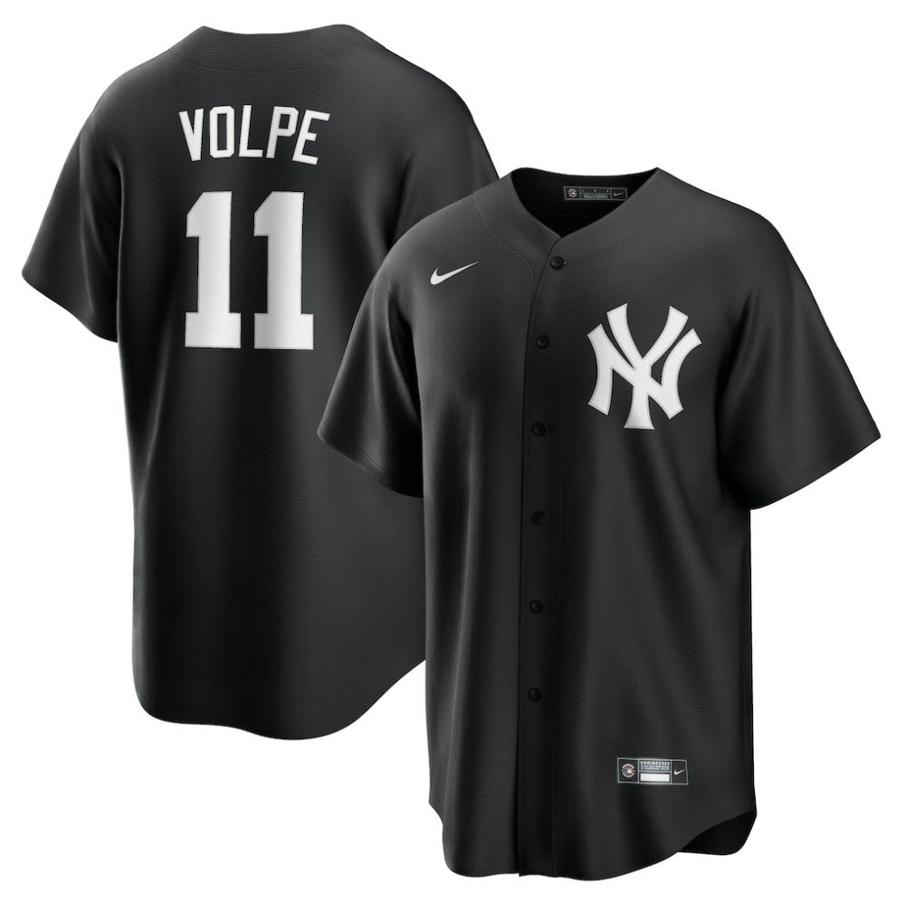 Anthony Volpe New York Yankees Nike Fashion Replica Player Jersey - Black - Nike Discount