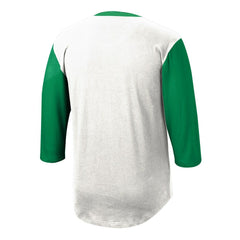 Mitchell & Ness New York Jets Legacy Slub Henley 3/4 Sleeve T-Shirt White