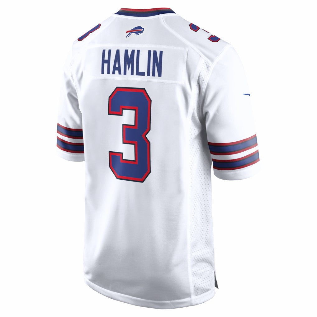 Nike Damar Hamlin Buffalo Bills Game Jersey White