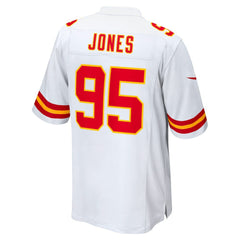 Nike Chris Jones Kansas City Chiefs Game Jersey White