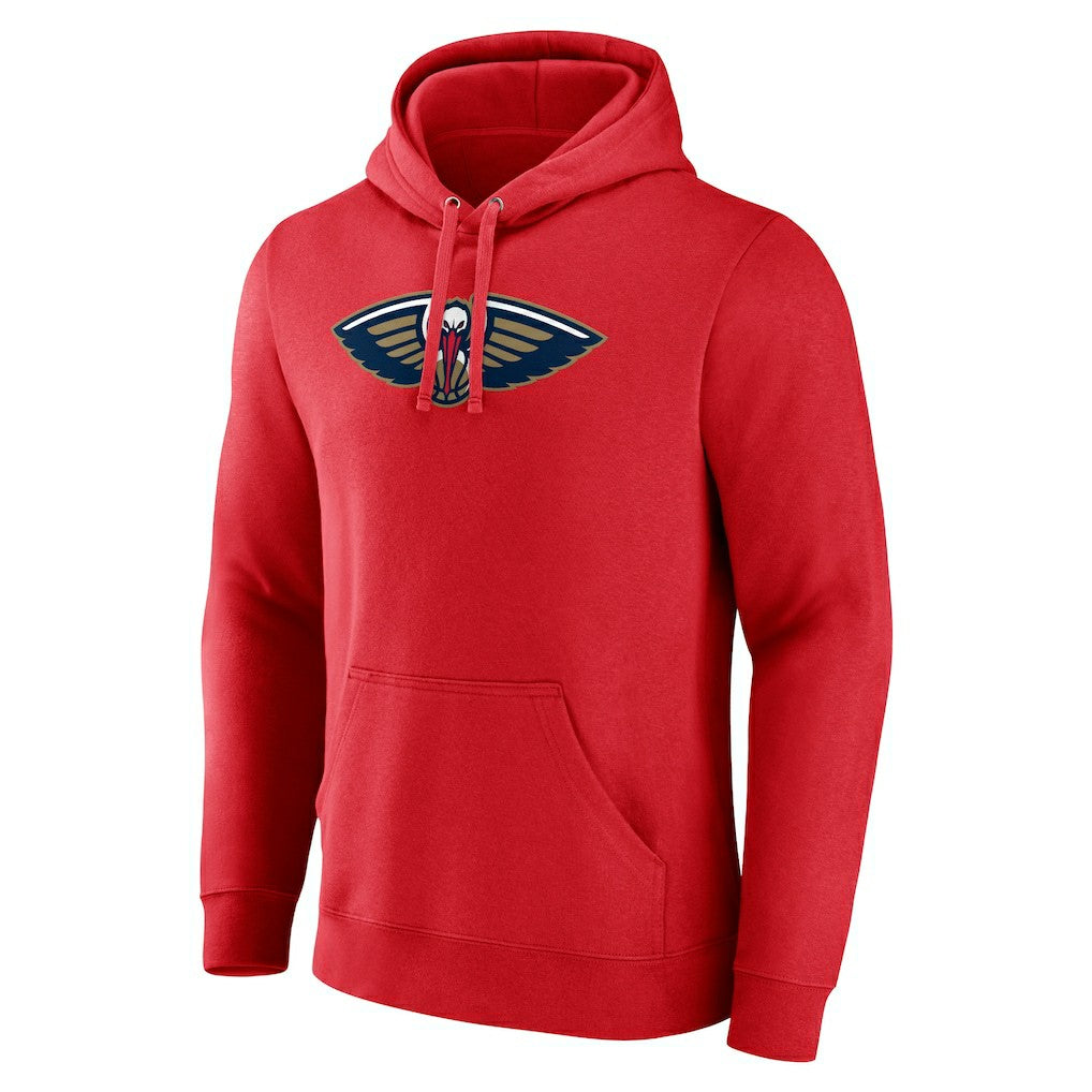 New Orleans Pelicans Primary Logo Pullover Hoodie Red | Fanatics discount