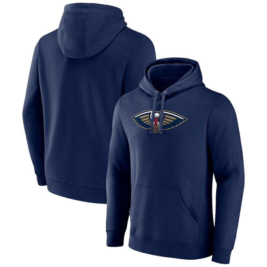 New Orleans Pelicans Primary Logo Pullover Hoodie Navy | Fanatics outlet