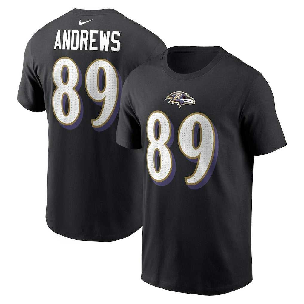 Nike Mark Andrews Baltimore Ravens Player Name & Number T-Shirt Black