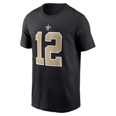 Nike Chris Olave New Orleans Saints Player Name & Number T-Shirt Black