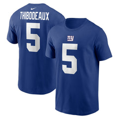 Nike Kayvon Thibodeaux New York Giants Player Name & Number T-Shirt Royal