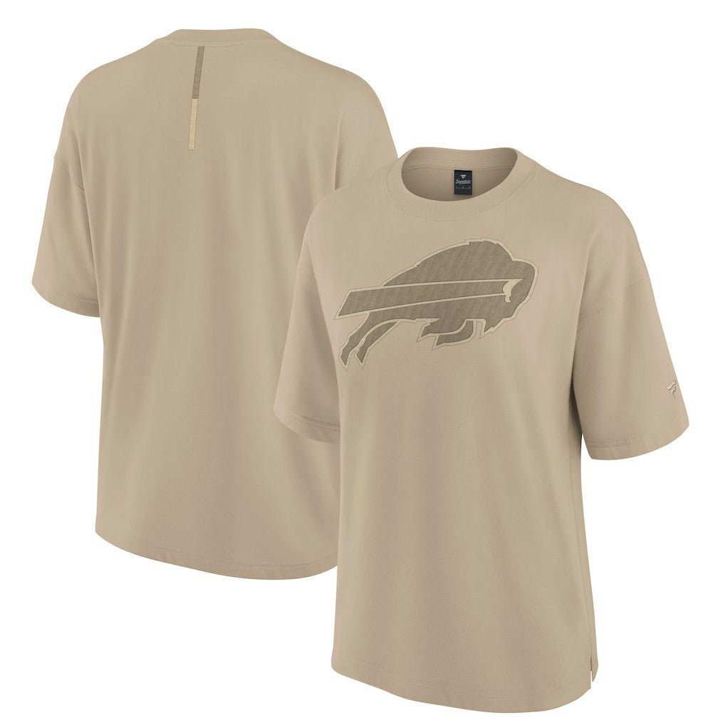 Fanatics Buffalo Bills Women's Oversized Elements T-Shirt Khaki