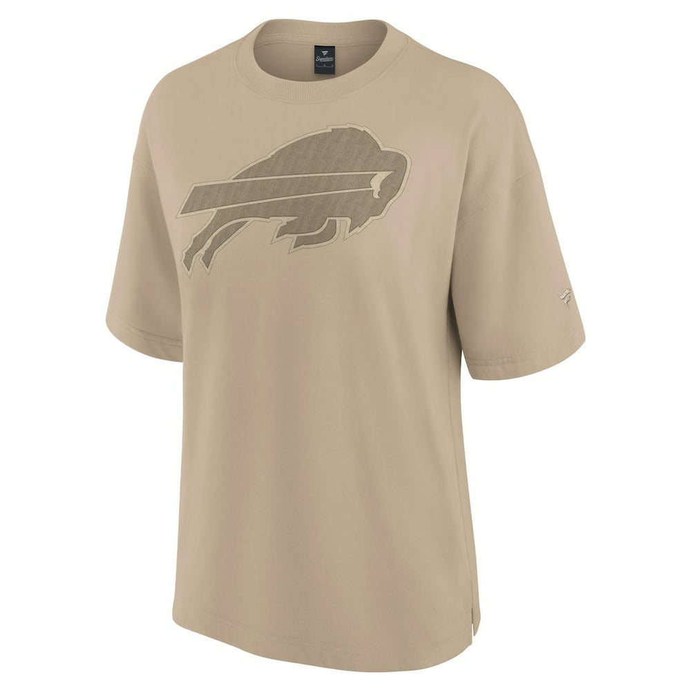 Fanatics Buffalo Bills Women's Oversized Elements T-Shirt Khaki
