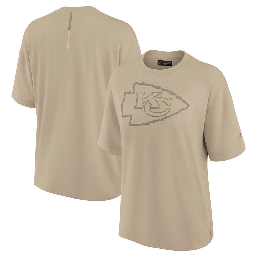 Fanatics Kansas City Chiefs Women's Oversized Elements T-Shirt Khaki