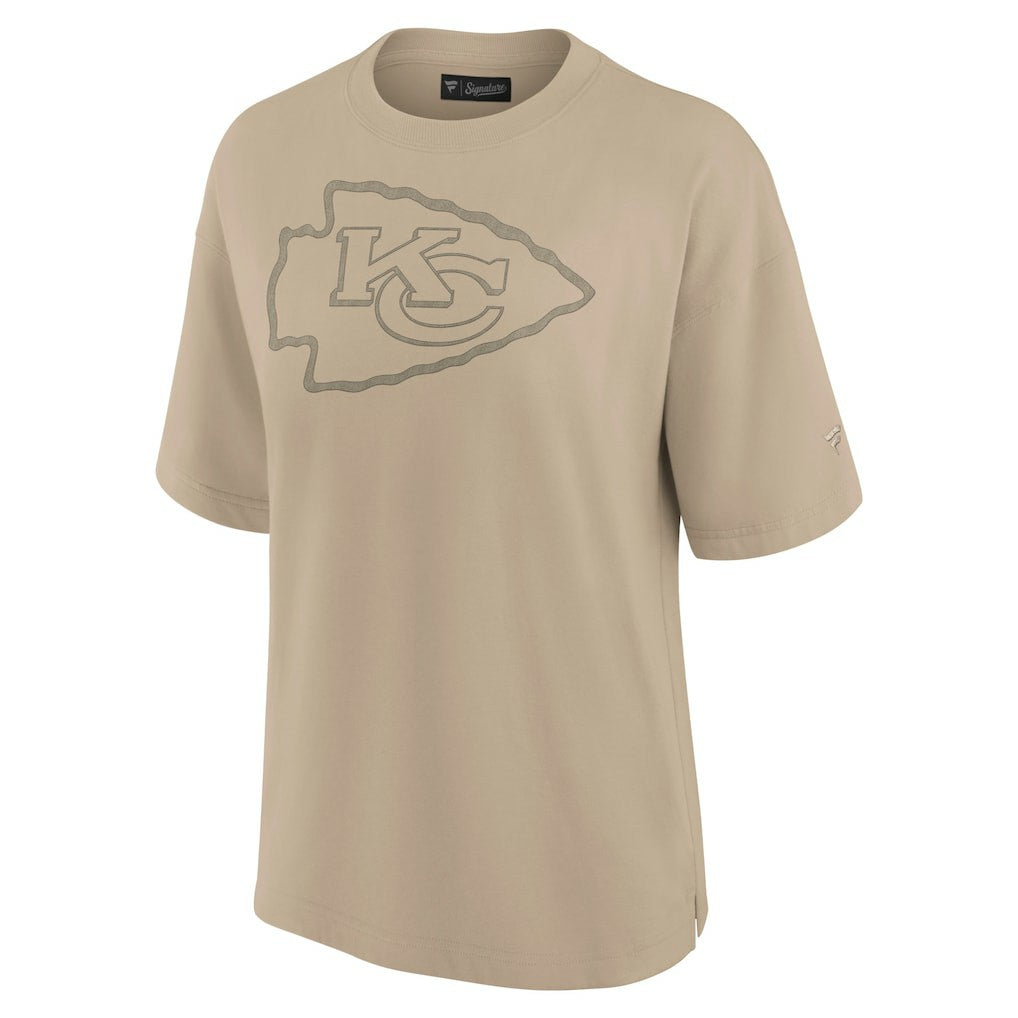 Fanatics Kansas City Chiefs Women's Oversized Elements T-Shirt Khaki