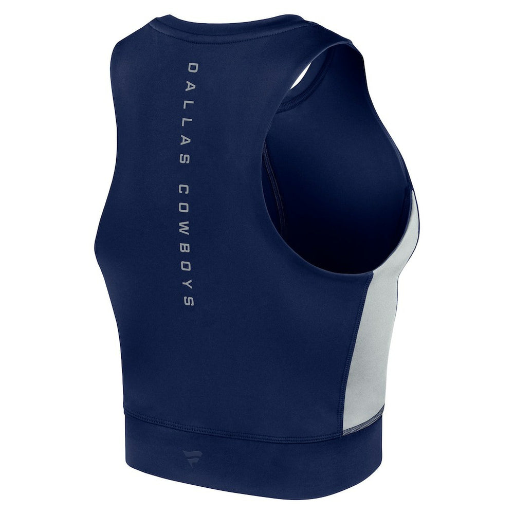 Fanatics Dallas Cowboys Women's Studio Fitted Gym Tank Top Navy