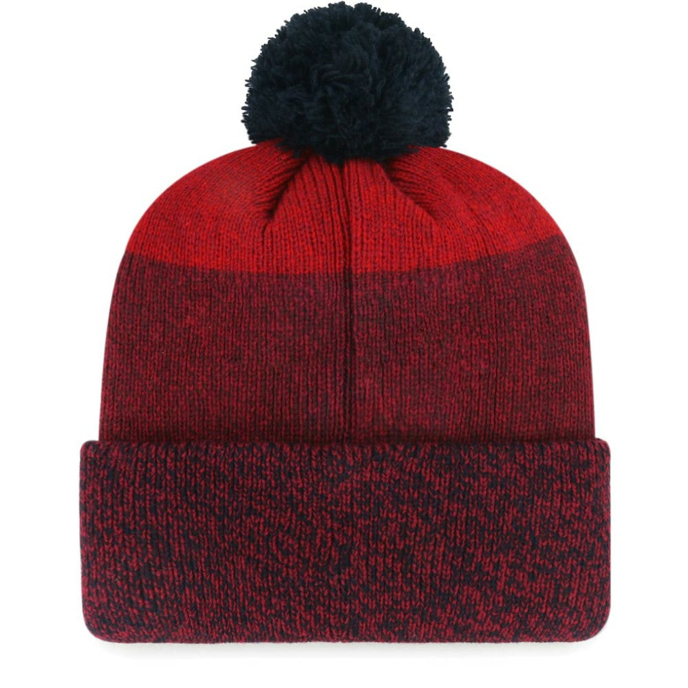 Boston Red Sox '47 Darkfreeze Cuffed Knit Hat with Pom - Red - 47 brand Discount