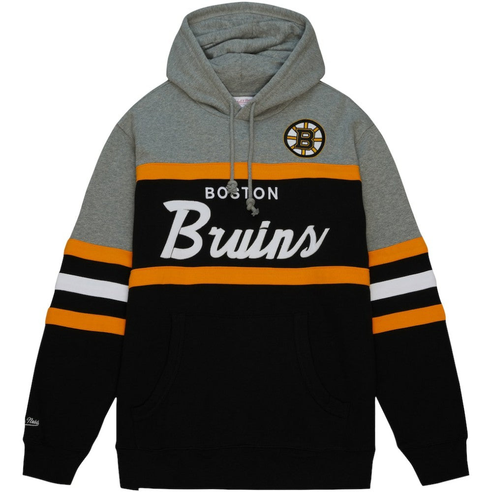 Boston Bruins Head Coach Pullover Hoodie - Black/Gray - NHL 200328513