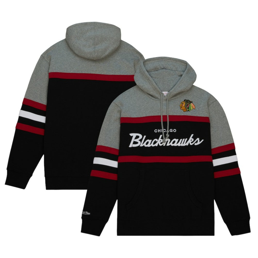 Chicago Blackhawks Head Coach Pullover Hoodie - Black/Gray - NHL 200328517