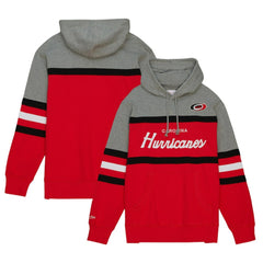 Carolina Hurricanes Head Coach Pullover Hoodie - Red/Gray - NHL 200328520