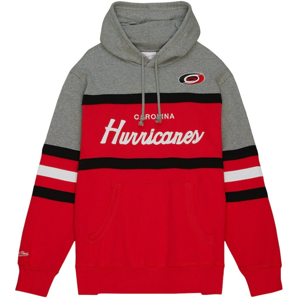 Carolina Hurricanes Head Coach Pullover Hoodie - Red/Gray - NHL 200328520