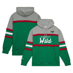 Minnesota Wild Head Coach Pullover Hoodie - Green/Gray - NHL 200328524