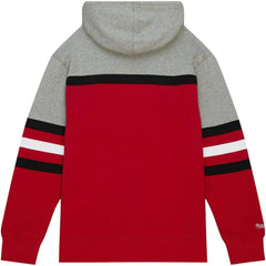 New Jersey Devils Head Coach Pullover Hoodie - Red/Gray - NHL 200328526