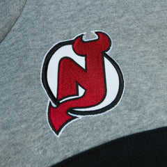 New Jersey Devils Head Coach Pullover Hoodie - Red/Gray - NHL 200328526