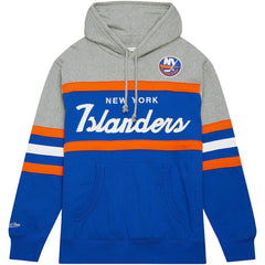 New York Islanders Head Coach Pullover Hoodie - Royal/Gray - NHL 200328531