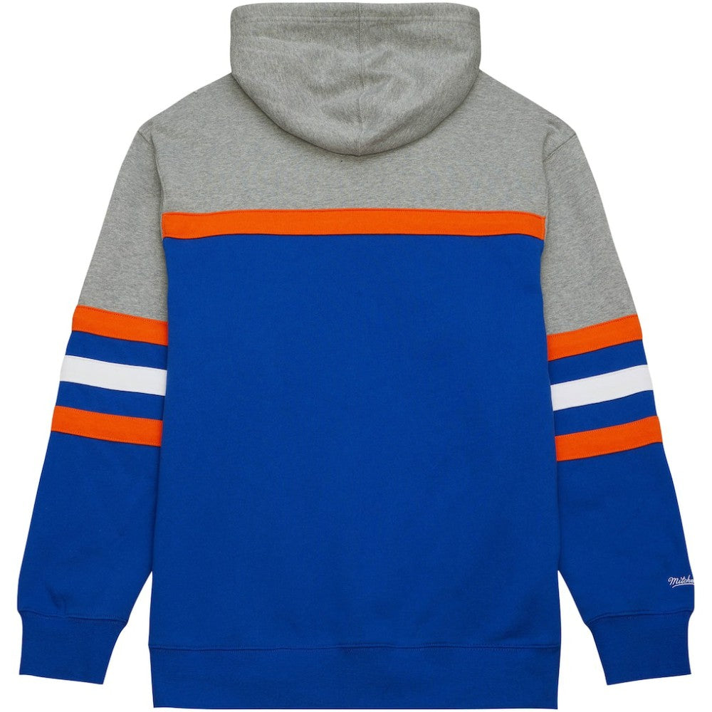 New York Islanders Head Coach Pullover Hoodie - Royal/Gray - NHL 200328531