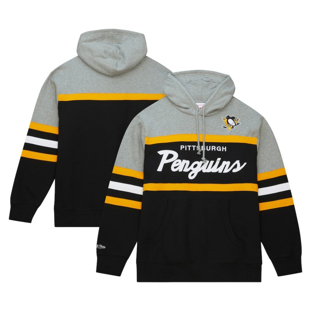 Pittsburgh Penguins Head Coach Pullover Hoodie - Black/Gray - NHL 200328533