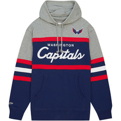 Washington Capitals Head Coach Pullover Hoodie - Navy/Gray - NHL 200328540