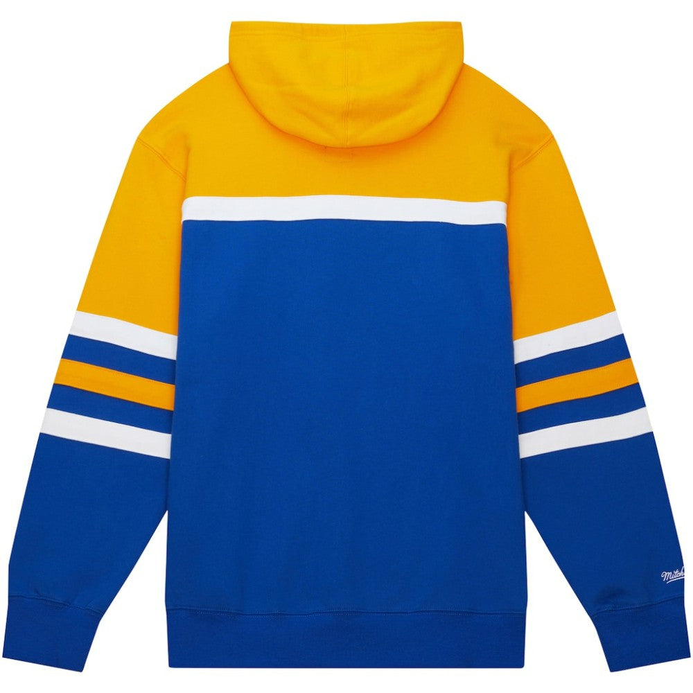 Buffalo Sabres Mitchell & Ness Head Coach Pullover Hoodie - Royal/Gold - NHL 200328541