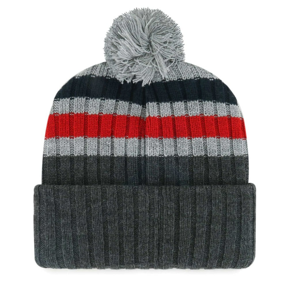 St. Louis Cardinals '47 Stack Cuffed Knit Hat with Pom - Gray - 47 brand Sale