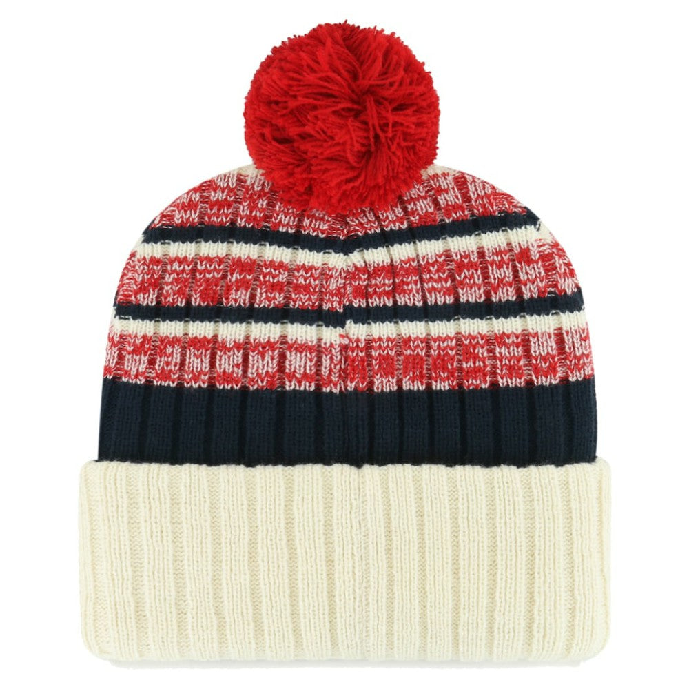 Washington Nationals '47 Tavern Cuffed Knit Hat with Pom - Natural - 47 brand Discount