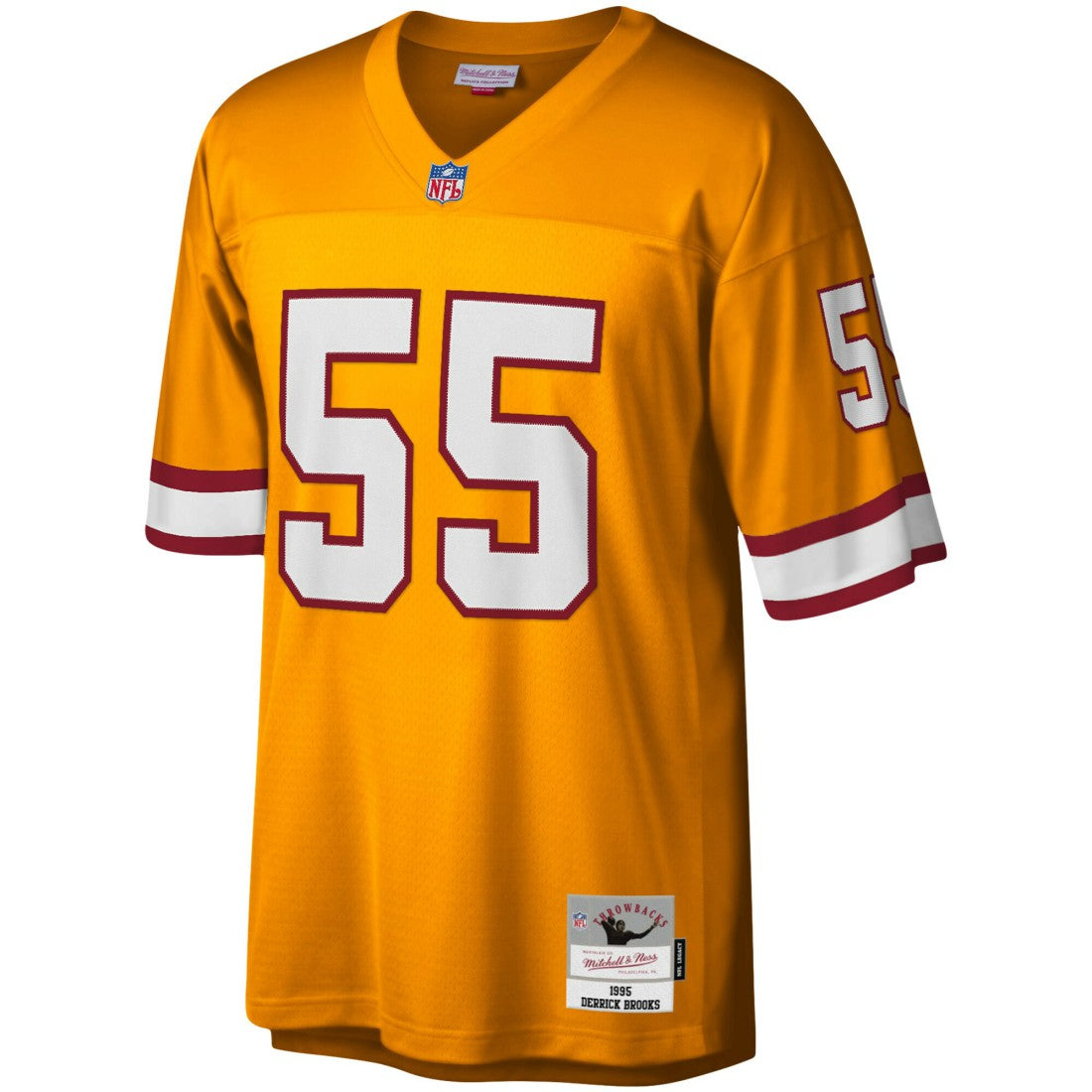 Mitchell & Ness Derrick Brooks Tampa Bay Buccaneers Youth 1995 Retired Player Legacy Jersey Orange