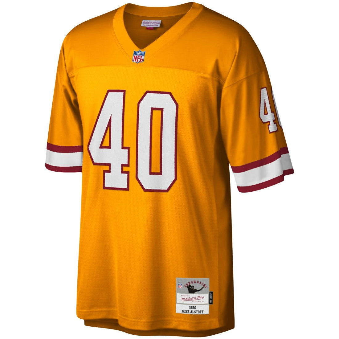 Mitchell & Ness Mike Alstott Tampa Bay Buccaneers Youth 1996 Retired Player Legacy Jersey Orange