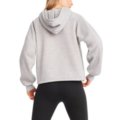 Dallas Cowboys DKNY Sport Women's Debbie Dolman Raglan Pullover Hoodie Heather Gray