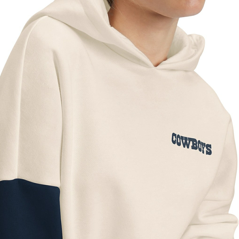 Dallas Cowboys Tommy Hilfiger Women's Harriet Pullover Hoodie Cream