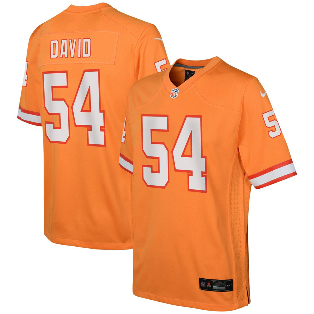 Nike Lavonte David Tampa Bay Buccaneers Youth Game Jersey Orange