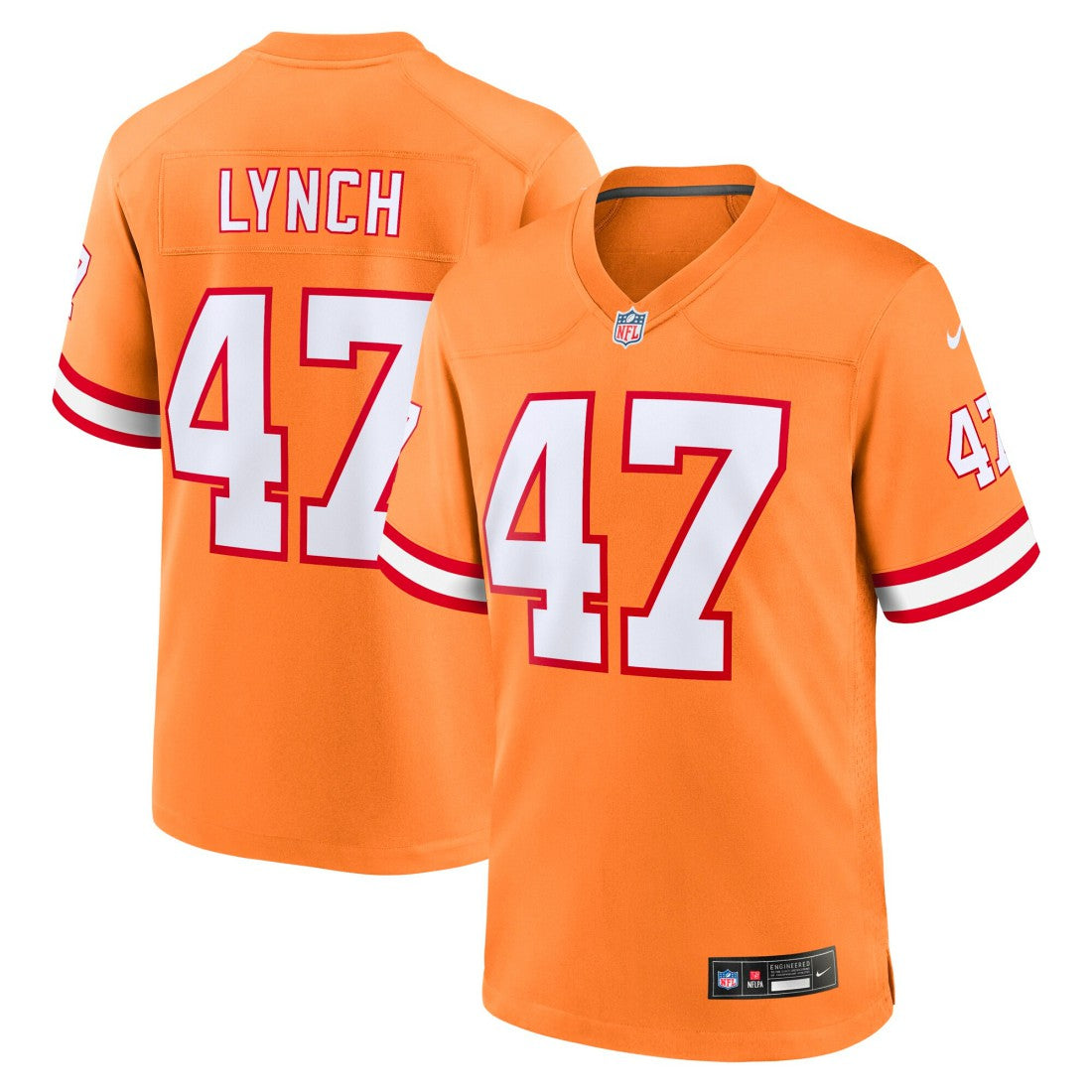 Nike John Lynch Tampa Bay Buccaneers Youth Retired Player Game Jersey Orange