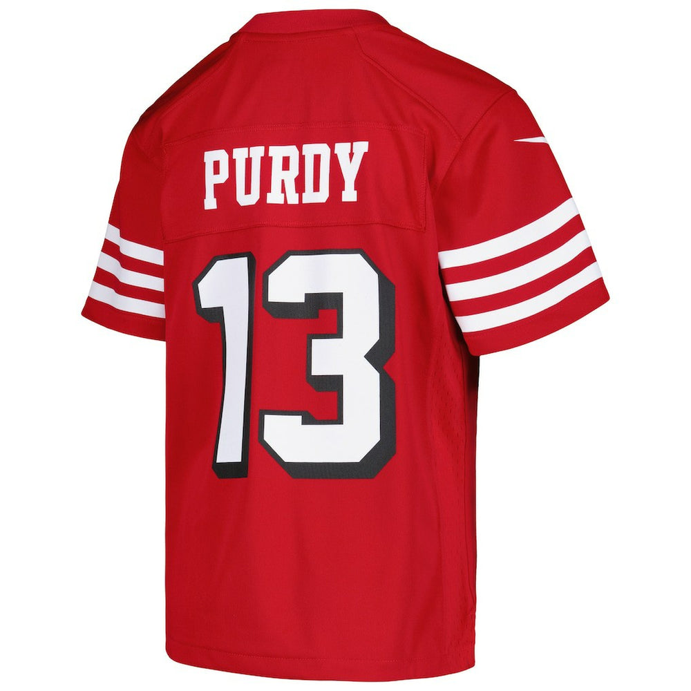 Nike Brock Purdy San Francisco 49ers Youth Game Jersey Scarlet