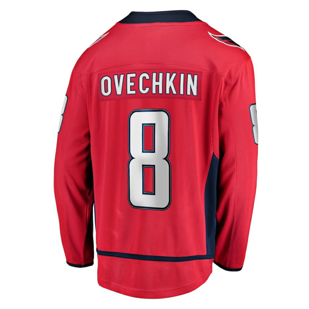 Alexander Ovechkin Washington Capitals Fanatics Captain Patch Home Breakaway Jersey - Red - NHL 200340946
