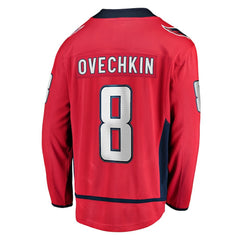 Alexander Ovechkin Washington Capitals Fanatics Captain Patch Home Breakaway Jersey - Red - NHL 200340946
