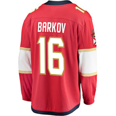 Aleksander Barkov Florida Panthers Fanatics Captain Patch Home Breakaway Jersey - Red - NHL 200340947