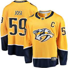 Roman Josi Nashville Predators Fanatics Home Breakaway Jersey - Gold - NHL 200340950