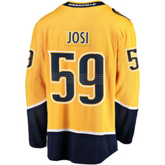 Roman Josi Nashville Predators Fanatics Home Breakaway Jersey - Gold - NHL 200340950