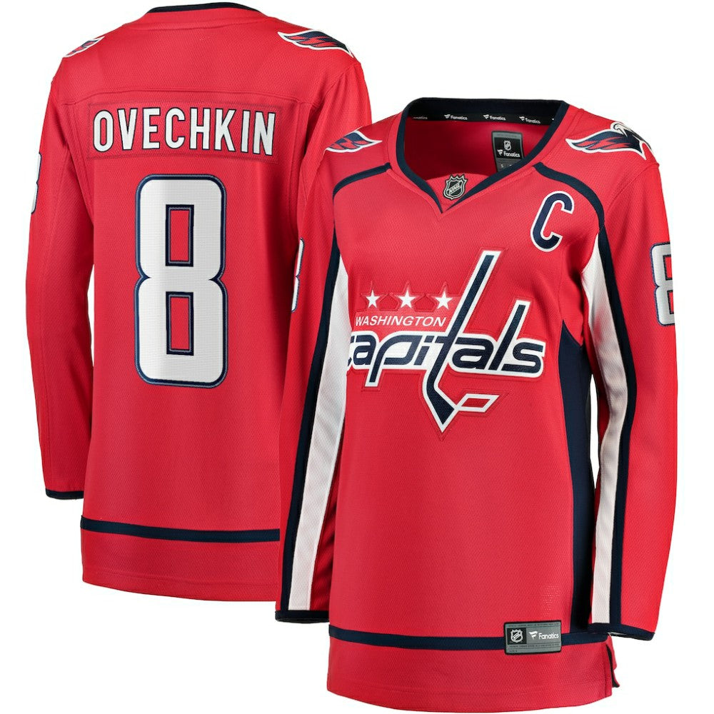 Alexander Ovechkin Washington Capitals Fanatics Women's Captain Patch Home Breakaway Player Jersey - Red - NHL 200340954