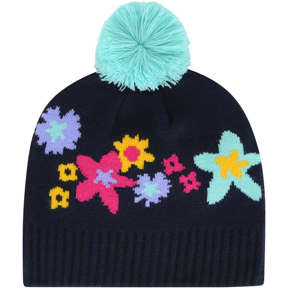 Athletics '47 Girls Youth Buttercup Knit Beanie with Pom - Navy - 47 brand on Sale