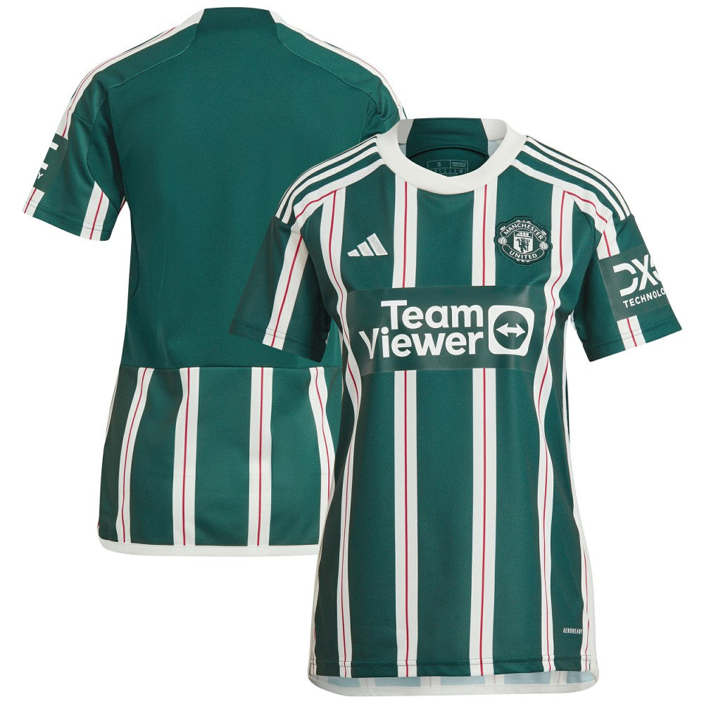 Manchester United Women's 2023/24 Away Replica Jersey Green - Adidas for sale