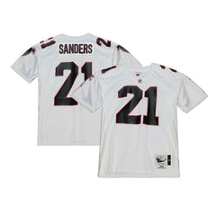 Mitchell & Ness Deion Sanders Atlanta Falcons 1991 Authentic Throwback Retired Player Jersey White